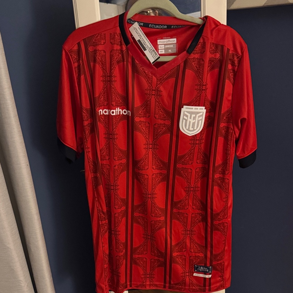 Ecuador Red Soccer Jersey